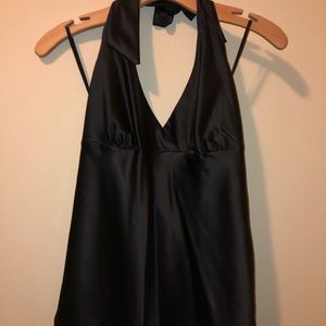 NWOT H&M size 8 black halter top